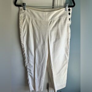Rachel Zoe cropped linen pant. Sz 2. Worn 1x!!!